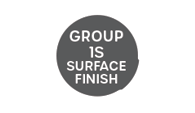 group IS surface finish